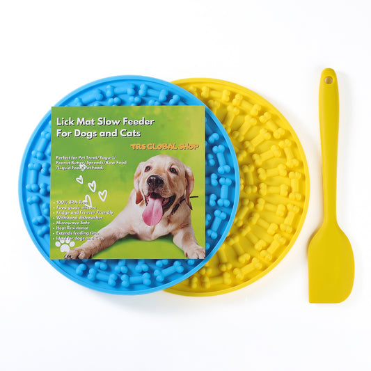 2023 Hot Selling Dog Lick Mat Silicone Dog Lick Mat Lick Mat for Pet Bathing Grooming and Dog Training Pad