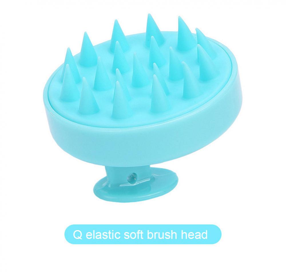 Dog/Cat Hair Scalp Massager Shampoo Brush Soft Silicone Shampoo Brush Massage Shampoo Brush Clean Scalp Bath Comb Scalp Beauty Health