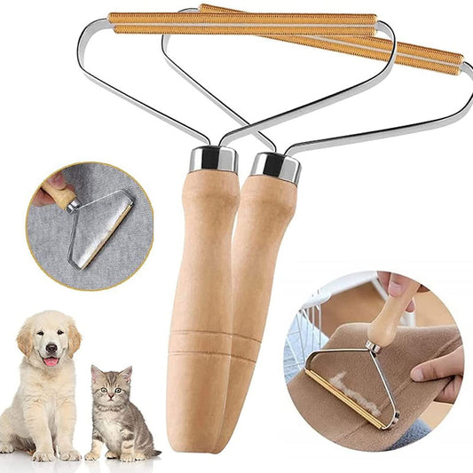Portable Manual Hair Removal Agent Carpet Wool Coat Clothes Shaver Brush Tool Coat Double Sided Hair Removal Ball Knitting Tool For dog/cat